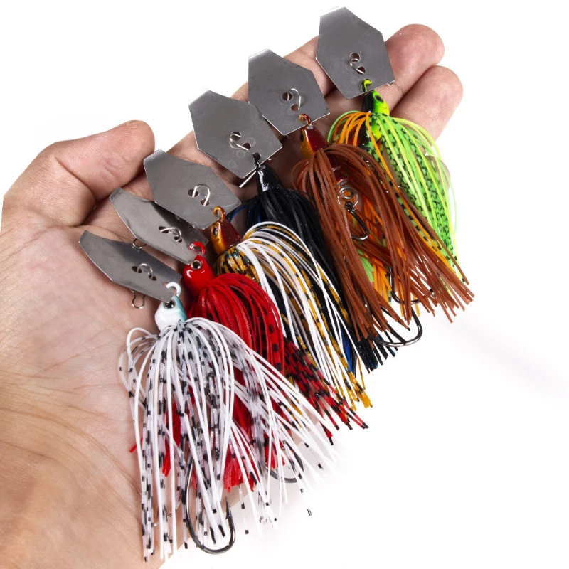 Fishing Lure Swimbait - 6 قطعة/المجموعة Chatterbait الصيد السحر عدة