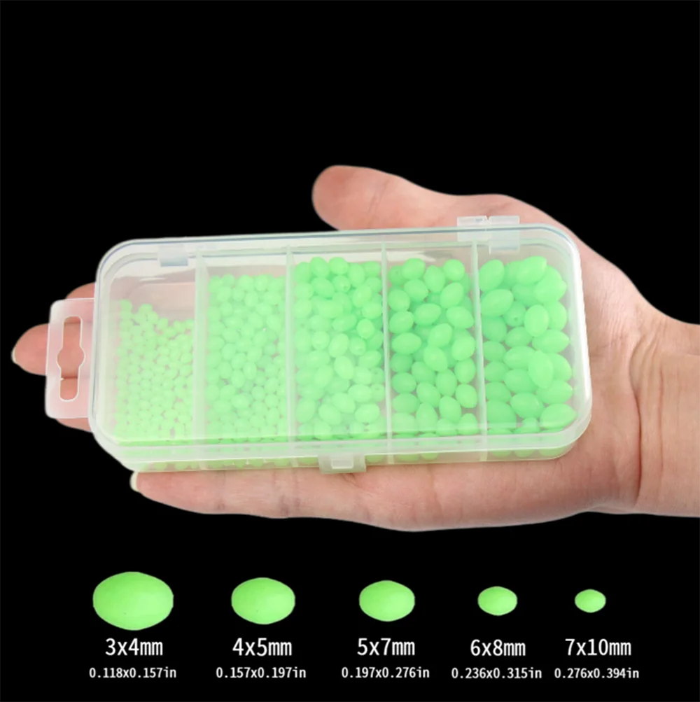 Fishing Lure Soft Plastic - مجموعة من 375 قطعة من خرز