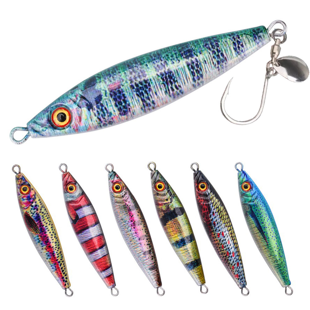 Fishing Lure Blade Bait - طعم صيد معدني (جيغ) مع شفرة