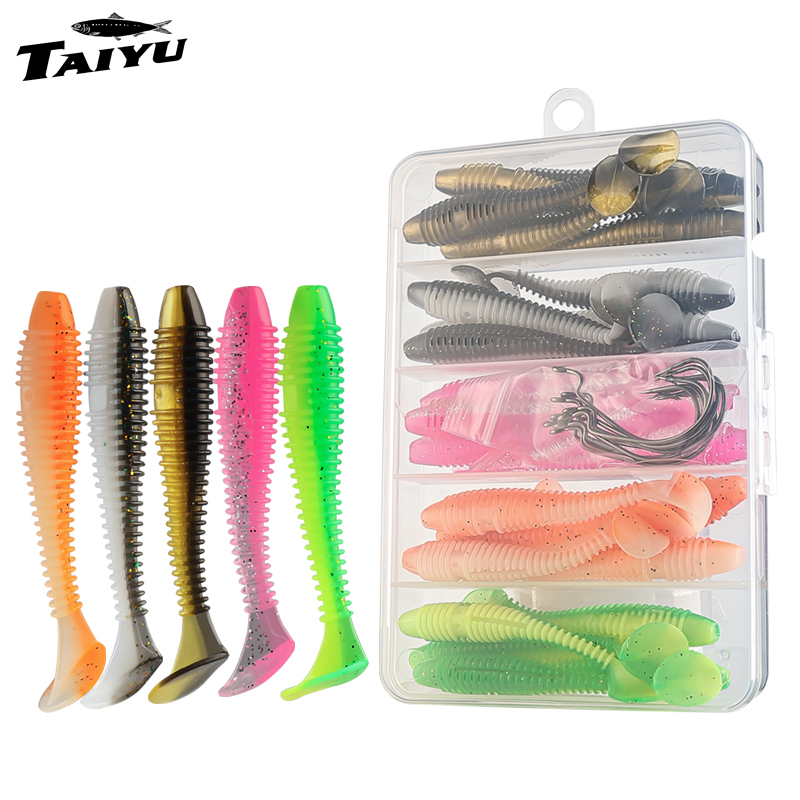 Fishing Lure Soft Plastic - مجموعة طُعم صيد ناعمة من تاييو