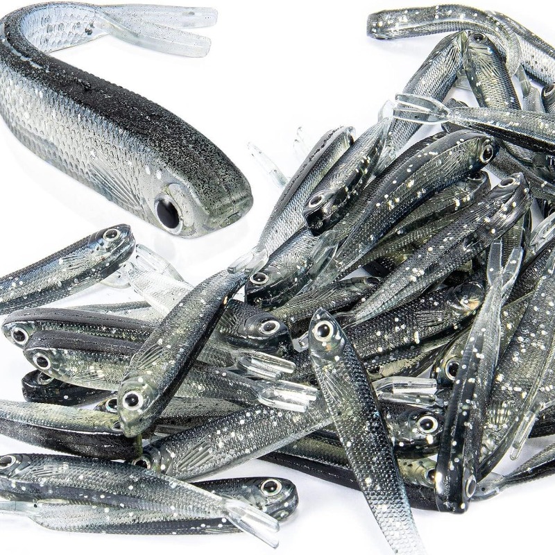10/20/30 قطعة طعم صناعي ناعم ع - مراجعة Fishing Lure Soft Plastic وسعره