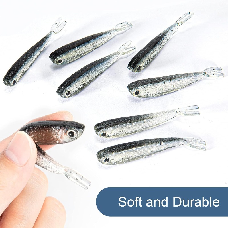 10/20/30 قطعة طعم صناعي ناعم ع - مراجعة Fishing Lure Soft Plastic وسعره