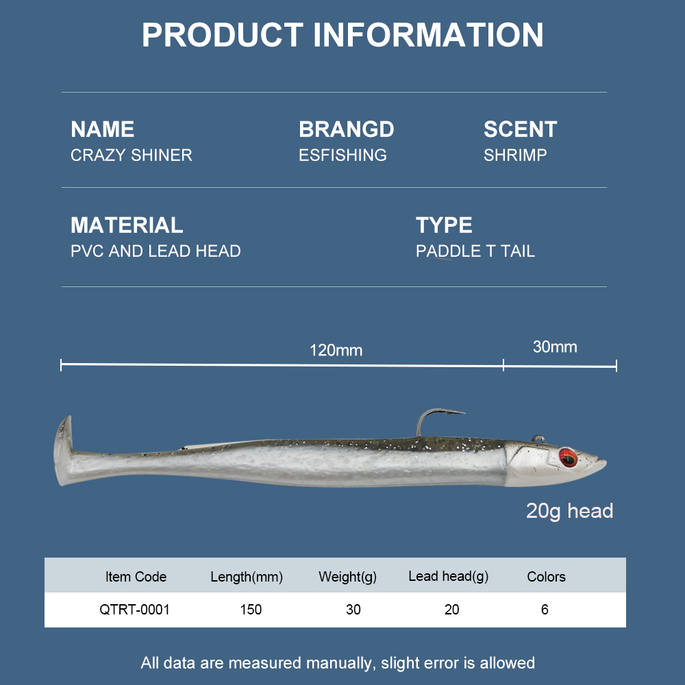 ESFISHING طعوم صيد ناعمة Leurr - مراجعة Fishing Lure Soft Plastic وسعره